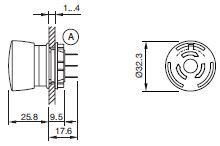 dimensions stopswitch emergency stop e-stop pushbutton illuminated series 84 eao