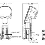 G3-B joystick grip dimensions